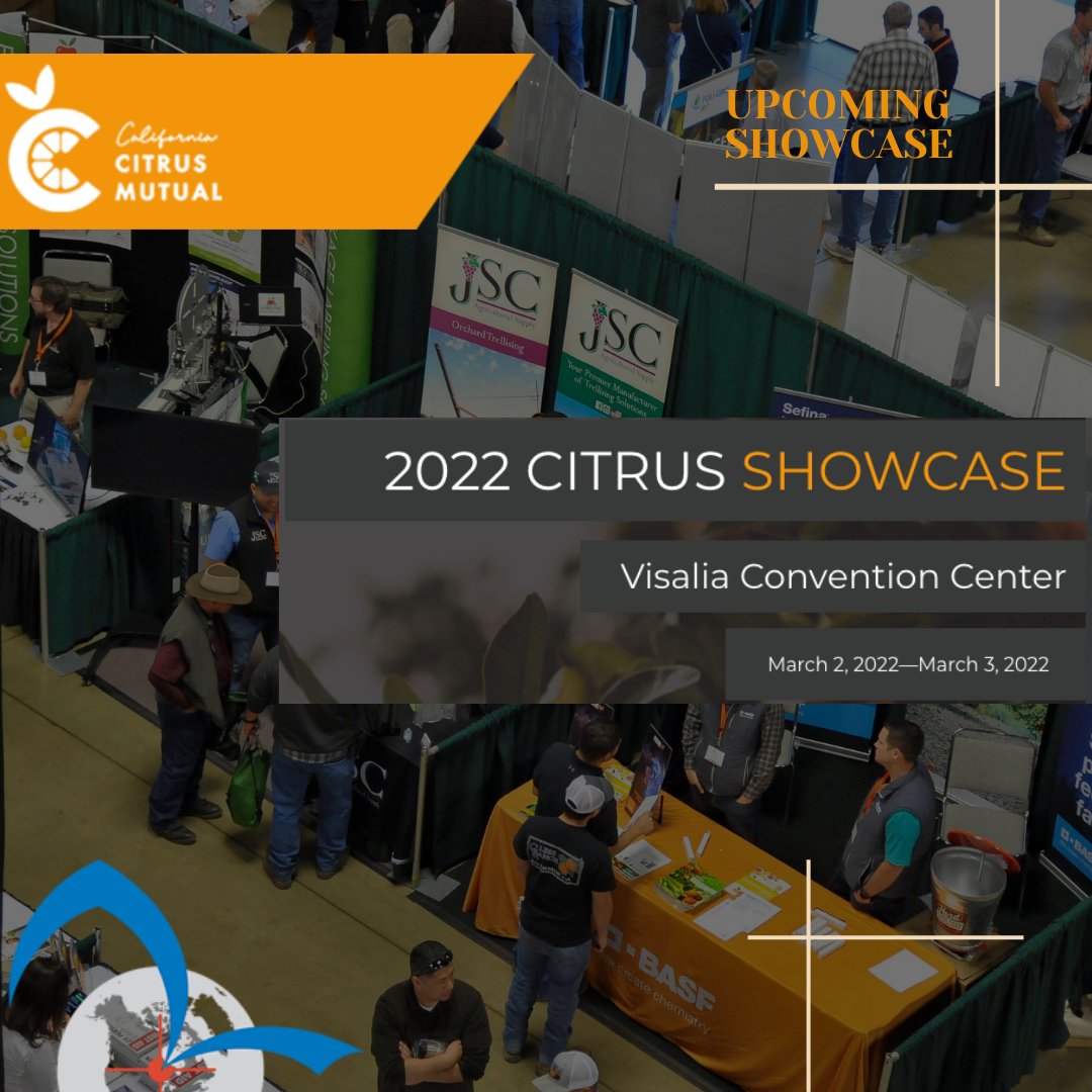We are excited to be attending the 2022 Citrus #Showcase in California this March! The #1 Citrus Industry #Tradeshow brings the entire citrus #industry together once a year to see the latest #technology, #marketing information, and #products.
lnkd.in/edbD9ig8