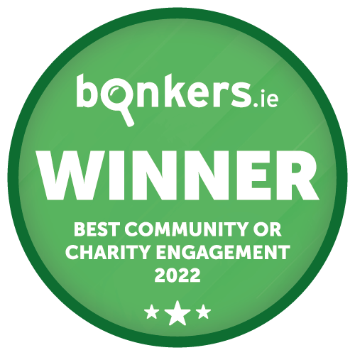 PTSBIreland's tweet photo. We’re delighted with 3 wins at the @Bonkers_ie National Consumer Awards 2022! Best Community or Charity Engagement for our Community Fund, Best Mortgage for First-Time Buyers and Best Current Account. #BonkersAwards https://t.co/GfKtYI9wbR