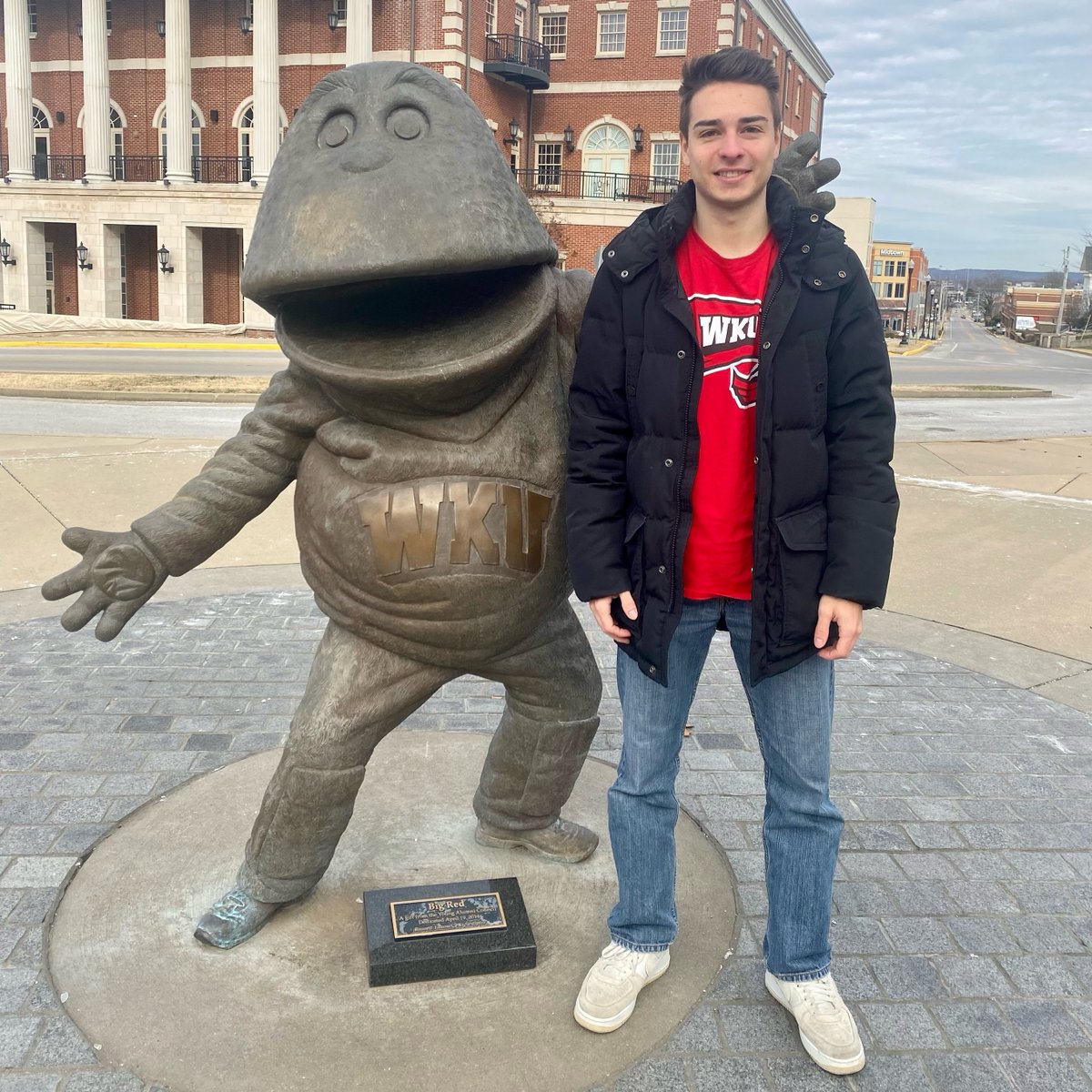 Luca &amp; Anton, two German exchange students studying through @exchangeourworld, studied abroad at WKU during different semesters. 

The two were friends before traveling here, but now they share an experience that will always connect them!