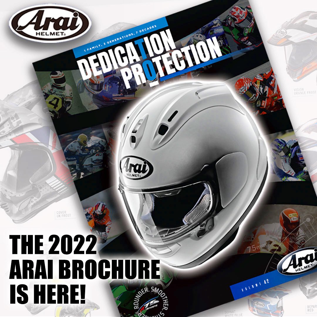 The 2022 Arai brochure is here 