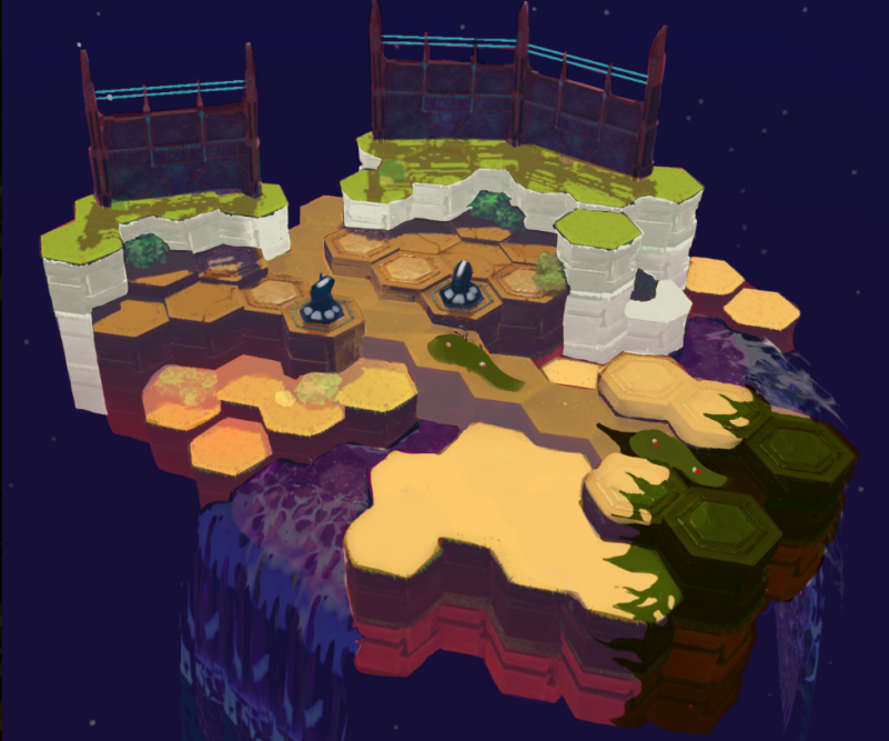 DeckDefense's tweet photo. Test colo du Diorama #game #diorama #3D https://t.co/1v0UCntZGy