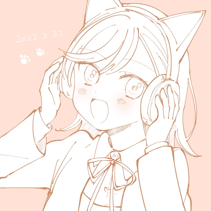 猫の日 かのんちゃん(間に合ってない)