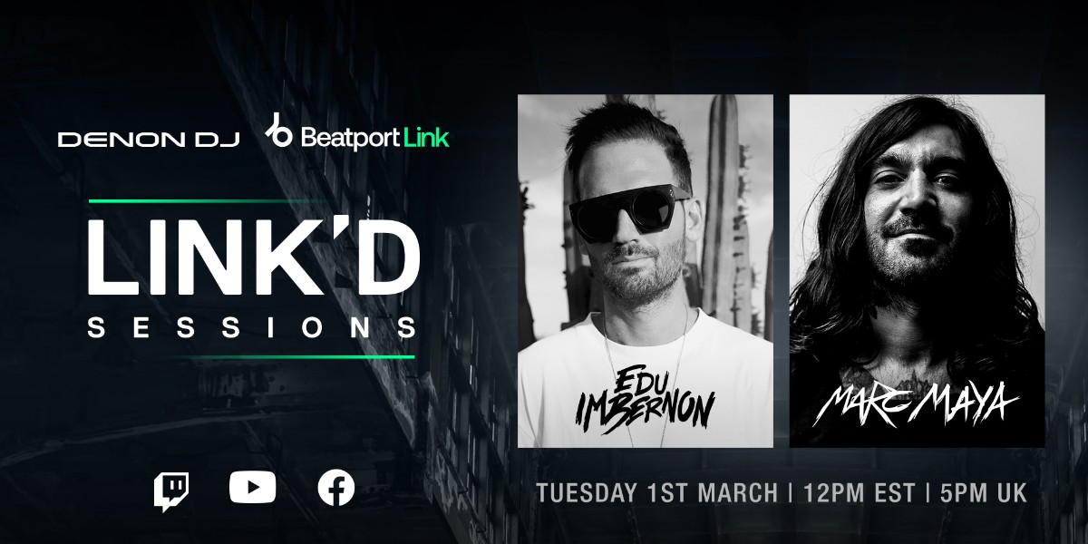 Next up on the <a href="/beatport/">Beatport</a> LINK'D Sessions is @eduimbernon and <a href="/MarcMayaOficial/">Marc Maya Official</a>!

Join the event: fal.cn/3mmWJ