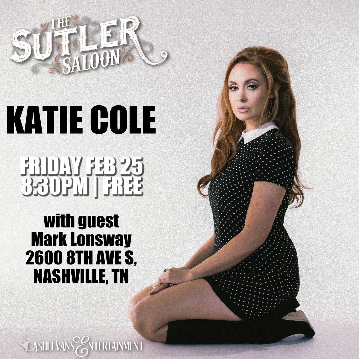 Playing the <a href="/thesutler/">The Sutler</a> in Nashville this Friday with my good friend Mark Lonsway. 8:30pm | Free show.

Hope to see you there.