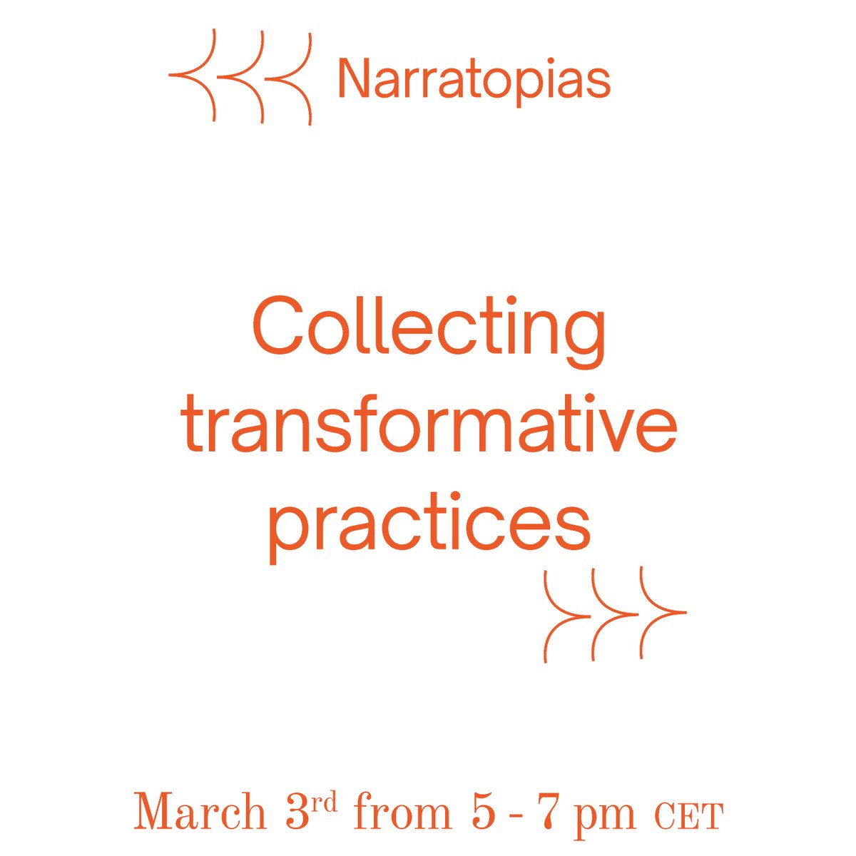 PluralityU's tweet photo. March 3: @CreaturesEu and @PluralityU invite all those who manage libraries, repositories, collections... of creative / collective practices that help imagine sustainable and transformed futures.
➡️ "Ingredients for change" https://t.co/DUaEyTg9Df https://t.co/KJIiRuHchf