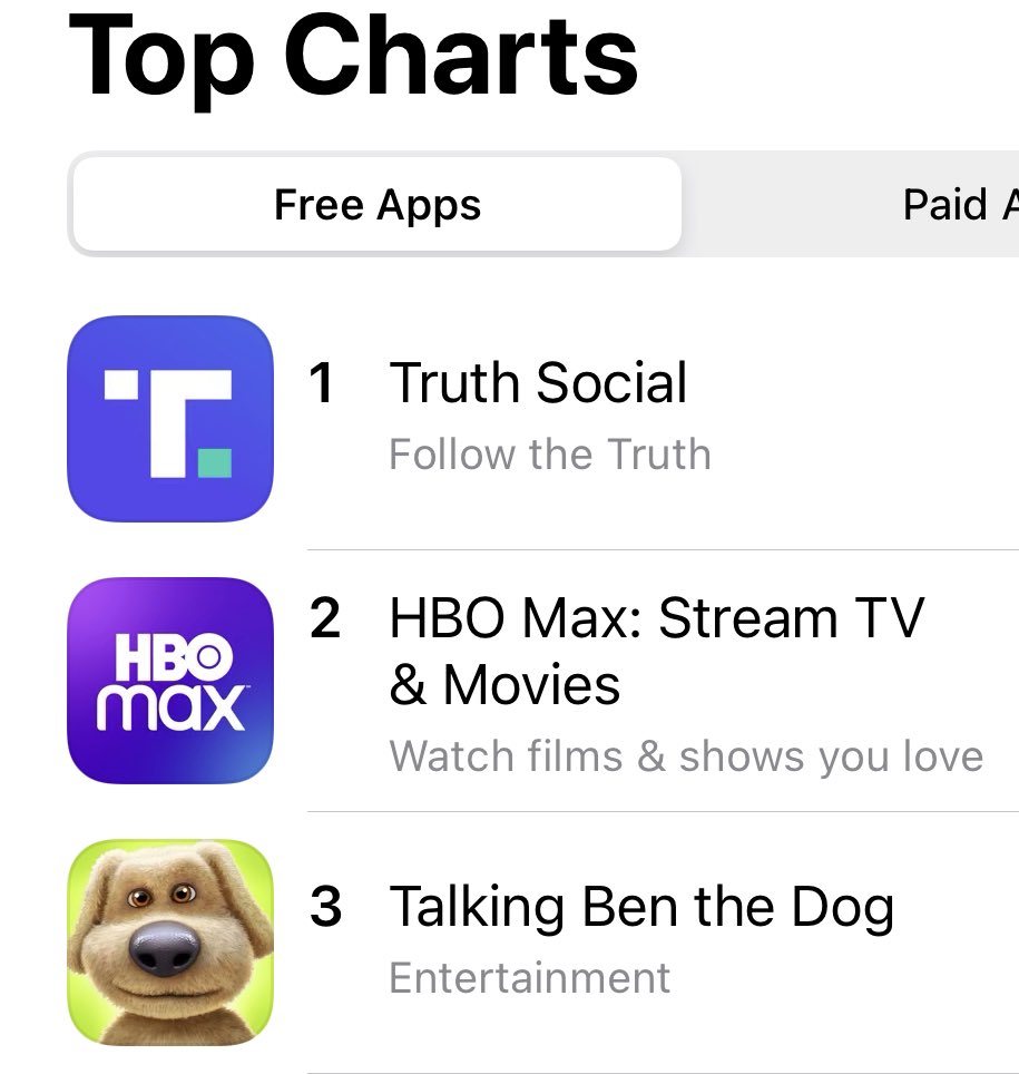 PatriotTakes 🇺🇸 on X: Let's knock out Truth Social from that #1