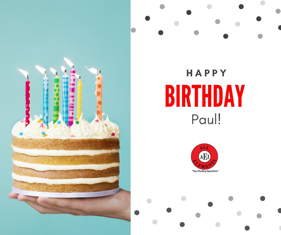 AllElementsInc's tweet photo. The happiest of birthdays to our very own Paul DeRusha today! 🎂 https://t.co/Ulm4s8HkDT
