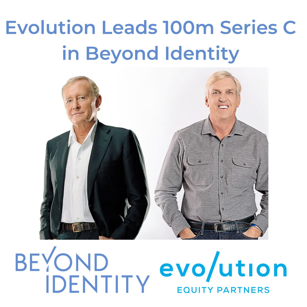 Evolution Equity (@evolutionequity) on Twitter photo Evolution is thrilled to be partnering with <a href="/beyondidentity/">Beyond Identity</a> and to lead a $100 million Series C Round. Beyond is fundamentally changing how the world logs in with a groundbreaking invisible, un-phishable MFA platform the most secure and frictionless authentication on the planet. Evolution is thrilled to be partnering with <a href="/beyondidentity/">Beyond Identity</a> and to lead a $100 million Series C Round. Beyond is fundamentally changing how the world logs in with a groundbreaking invisible, un-phishable MFA platform the most secure and frictionless authentication on the planet.