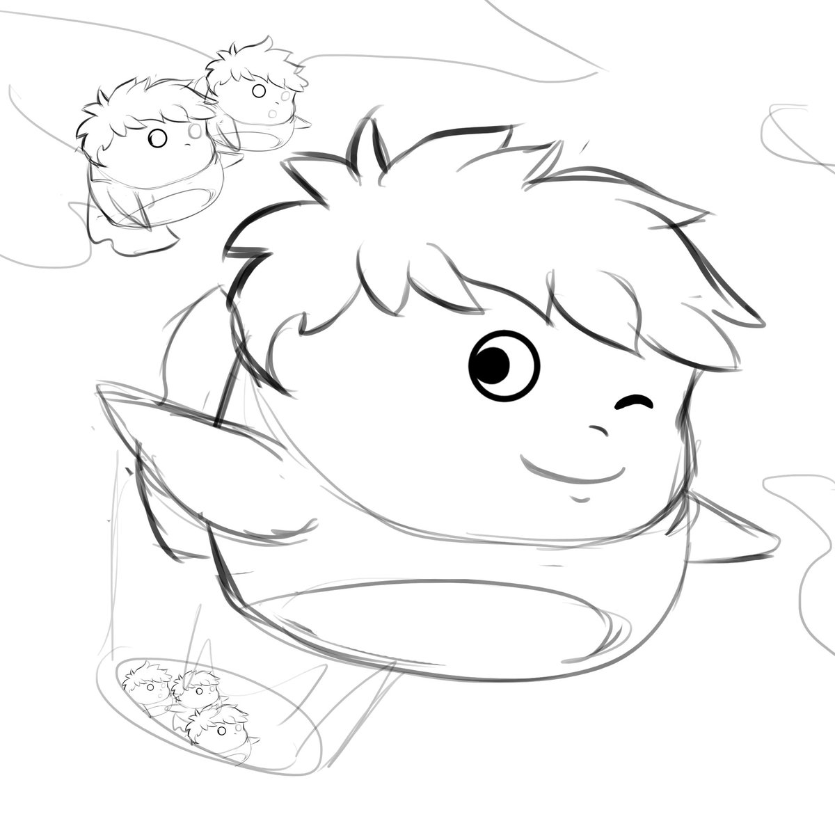 F1Sneako's tweet photo. @FishmansLabs Okay this is my entry for fishmans haha. Ponyo FIshmans laboratory haha. What you guys think about it? Hmm #nft #nftcommunity #fishmanslabs #fishmanslaboratory #art https://t.co/RnY6EUyhKb