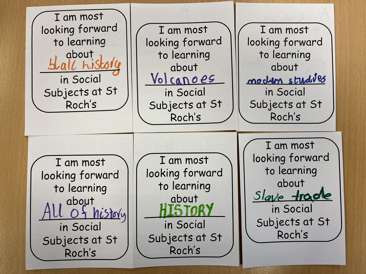 Brilliant afternoon meeting the Primary 7s from @StSandStKGCC 📚 we can’t wait to welcome you all to Social Subjects in August 🌟

<a href="/MissOB_15/">Miss O’Byrne</a> <a href="/St_Rochs/">St Roch's Secondary</a>