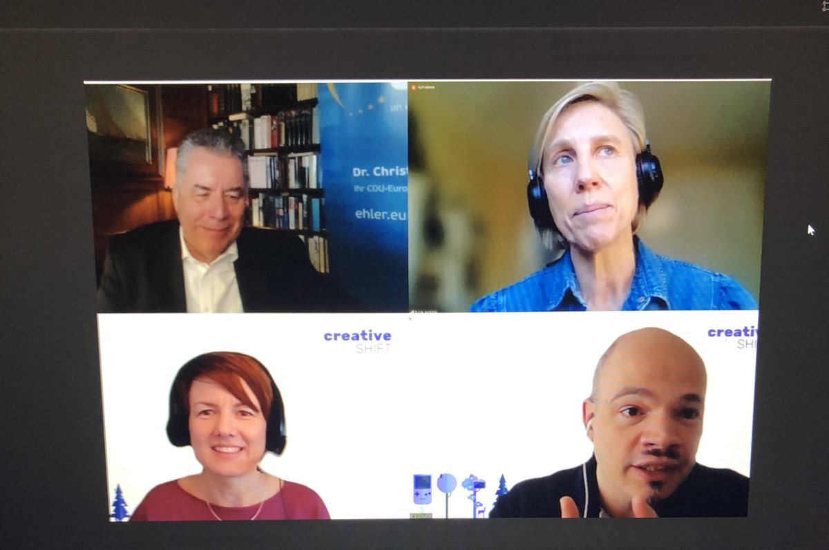 LippoldSimone's tweet photo. Thanks for the great closing event of #CreativeSHIFT with #MEP_Ehler #lrecalla #FEP_EU #EMC_IMC find more at https://t.co/v5BIcAuWmJ #boev  #fbm22 #MitVollerBegeisterung https://t.co/0Ddt5hoMMJ