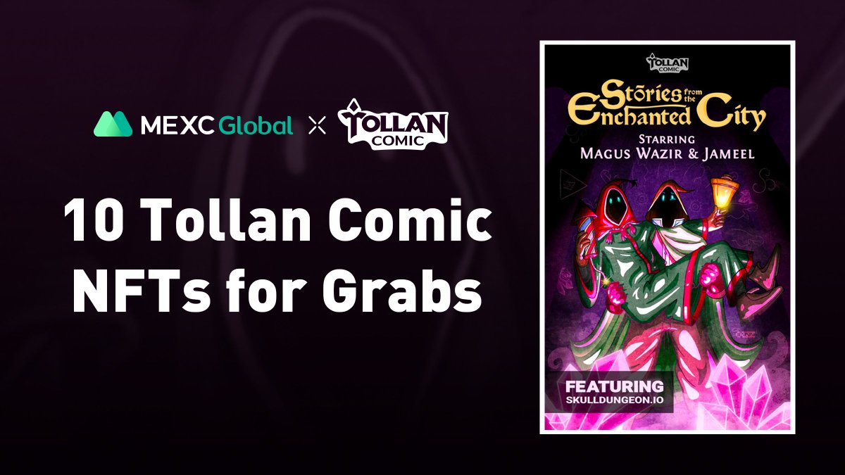 To celebrate our partnership with @Tollan_Worlds, we're giving away 10 #Tollan comics to those who:

✅Follow @MEXC_Global &amp; @Tollan_Worlds 
✅Like, RT &amp; tag 3 frds
✅Answer: Which token would you like to see as a #Metaverse token?

Ends on Feb 24 10am UTC

#Tollan #GiveawayNFT