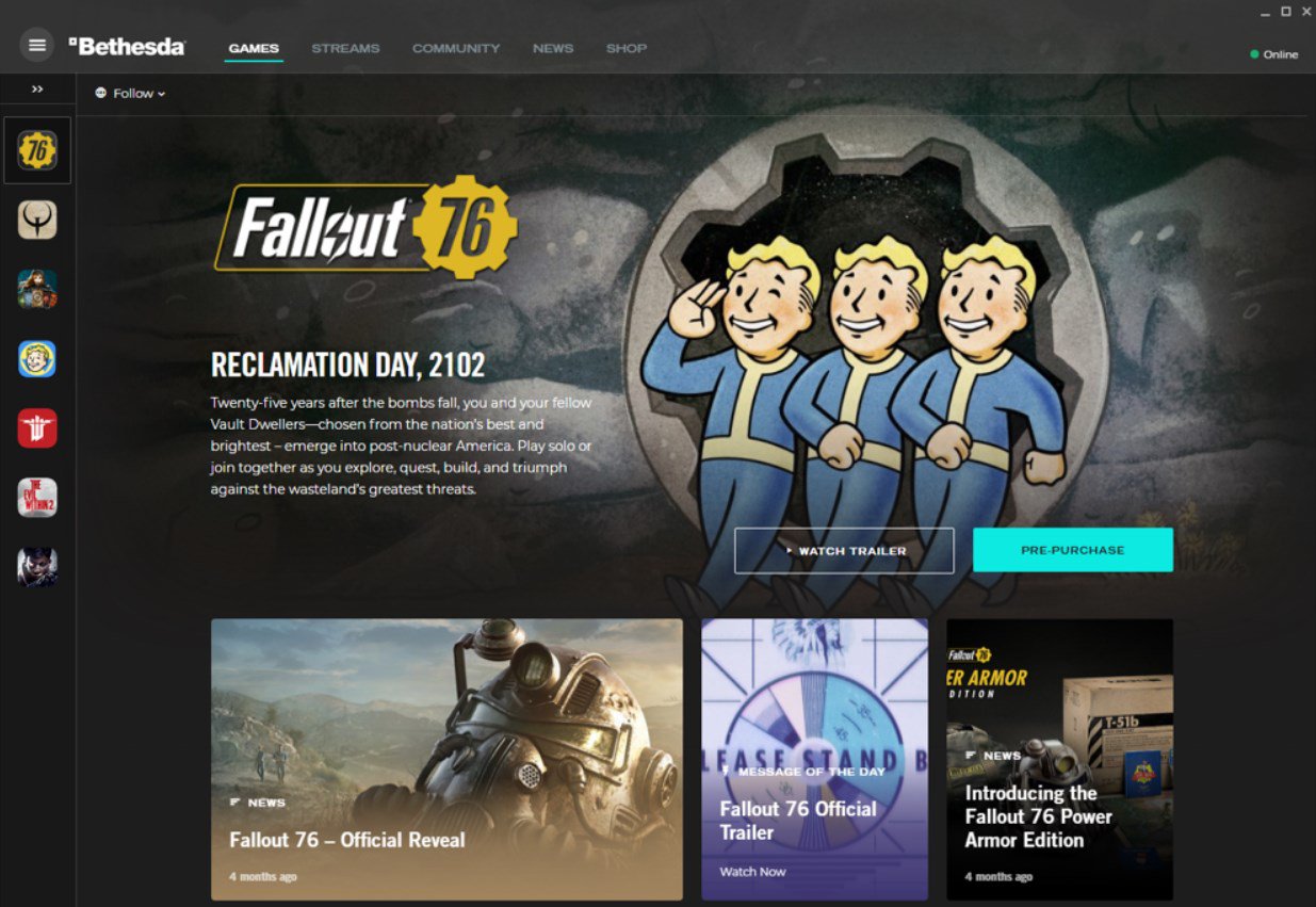 Instant Gaming on X: Bethesda retires its launcher and migrates