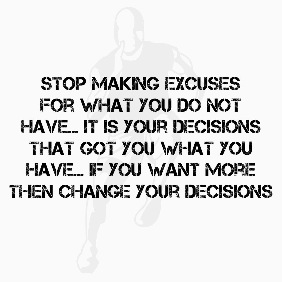 FMFstrong's tweet photo. Stop making excuses… 

#truth #behealthy #motivationalquotes #mondaymotivation #Fitness #FunctionalMuscle https://t.co/iSZ2rAYnJW