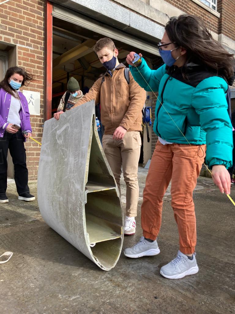 QUB's Stage One started Making Together with five incredible artists and architects today. <a href="/chris_upson/">Chris Upson</a> <a href="/jumpthehedges/">Jump The Hedges</a> <a href="/rfitzdesign/">Rachel Fitzpatrick</a> @astrlfibres and Clive Lyttle.  We anticipate some incredible "enclosures" in two weeks.  1 of 2