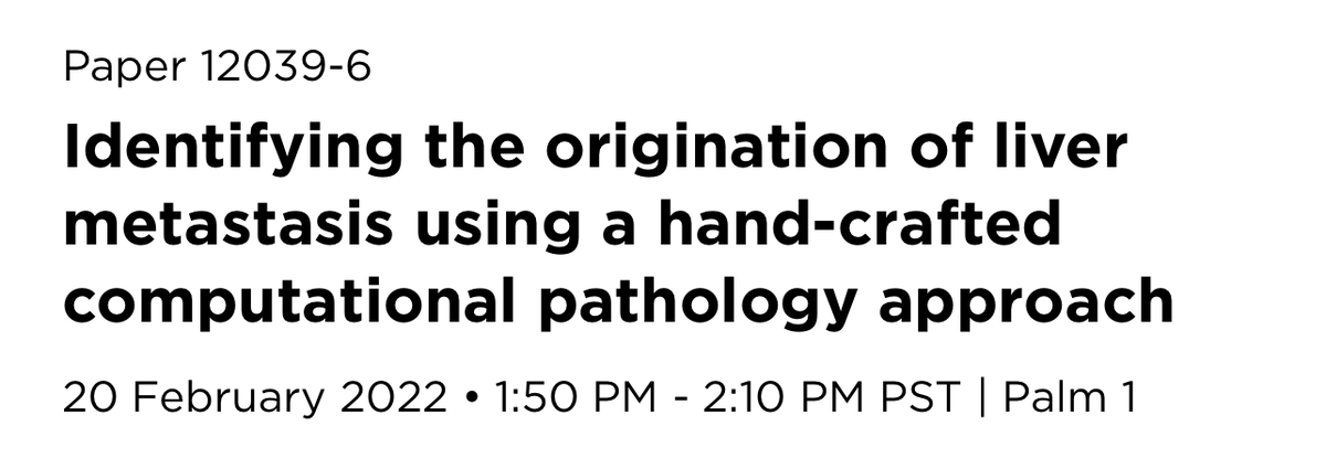 satishev's tweet photo. This follows #SPIEMedicalImaging presentations over the past two days by @CCIPD_Case researchers on #DigitalPathology and novel #Pathomics approaches for #livermetastasis, #coloncancer and #thyroidcancers https://t.co/cedQd80z4B