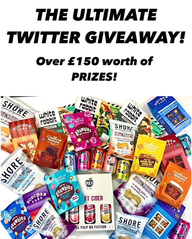 Hello Twitter, got a big old giveaway on our hands here - To enter: -Like this post -Tag a friend - Follow @creativenature, @drinkdalstons @whiterabbitpiz @shoreseaweed @celticmarches @popcornshed UK based only! Good luck...