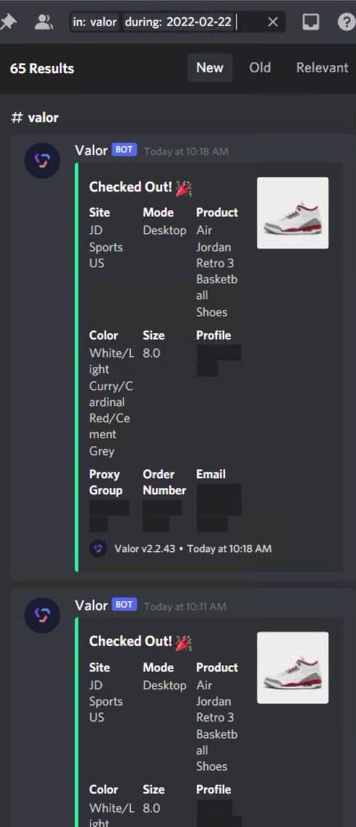 wrathsoftware's tweet image. Valor takes restocks!

Bot: @ValorAIO 
Proxies: @aycdproxies @BreadProxy @LEMONPROXY2020 
Server: aws and google cloud
