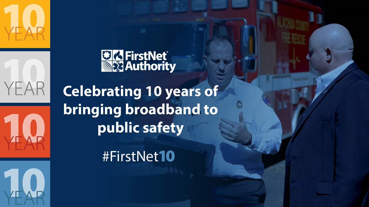 Aislynn C. Turner (@aislynnturner) on Twitter photo Ten years ago, #FirstNet legislation passed and <a href="/FirstNetGov/">FirstNet Authority</a> began the journey to deliver a broadband network dedicated to public safety. Today, <a href="/FirstNet/">FirstNet, Built with AT&T</a> is a reality. I’m proud to be a part of the team transforming comms for our nation's first responders. Cheers to #FirstNet10! Ten years ago, #FirstNet legislation passed and <a href="/FirstNetGov/">FirstNet Authority</a> began the journey to deliver a broadband network dedicated to public safety. Today, <a href="/FirstNet/">FirstNet, Built with AT&T</a> is a reality. I’m proud to be a part of the team transforming comms for our nation's first responders. Cheers to #FirstNet10!