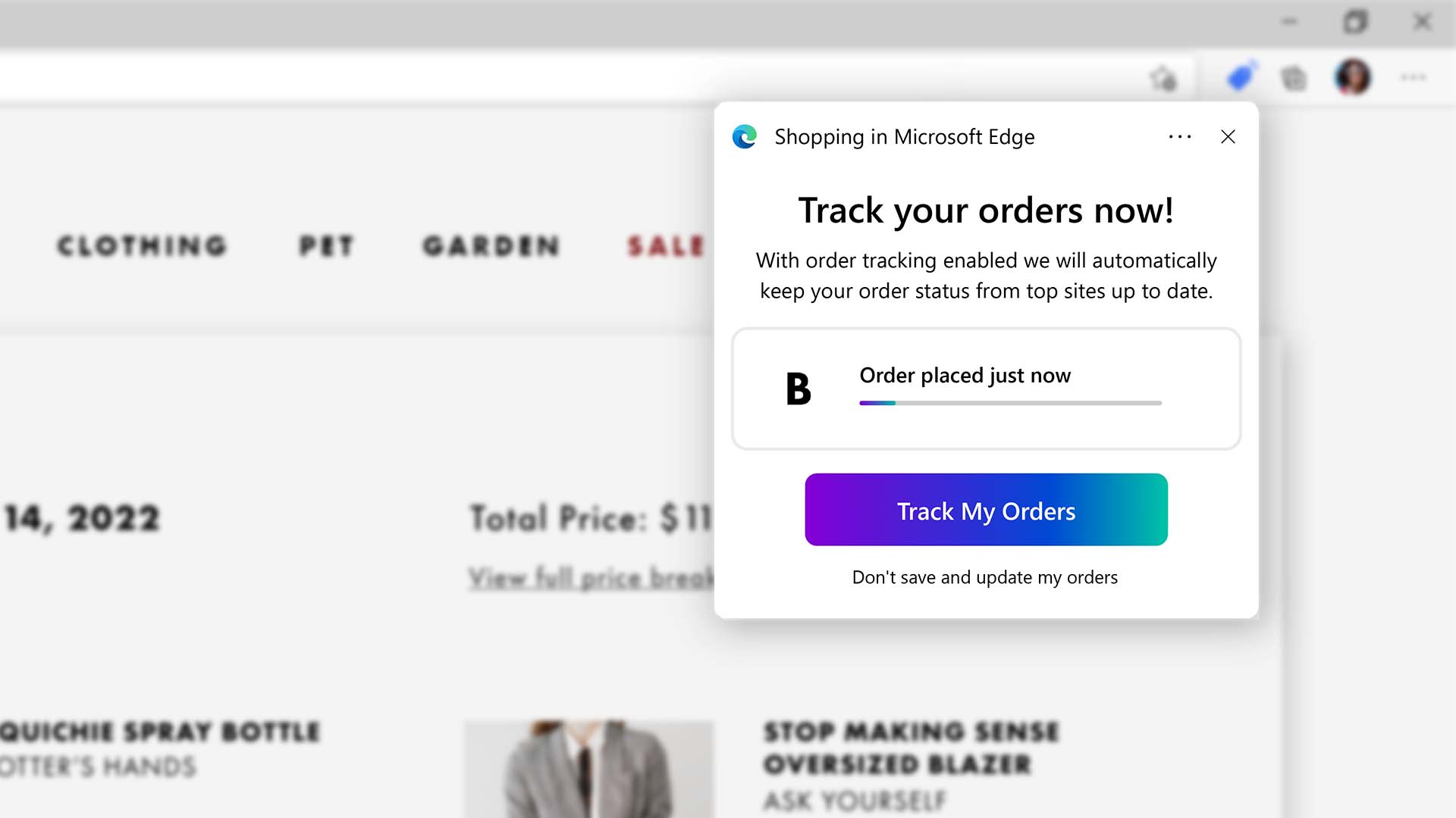 Microsoft Edge on Twitter "If you need to search for a tracking number