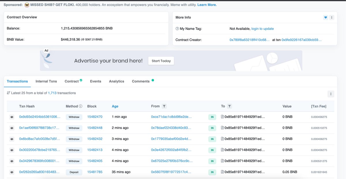 B_Farmb's tweet photo. 🎉 #CONGRATULATION 🎉

Congratulation community for your #FIRST withdrawal 
Just Click the On #Half Withdraw button to  continue Earning 

✅ The MORE PEOPLE JOIN in, the STRONGER we get as a community, and we would expect Bfarm to LAST LONGER. 📈

#bfarm #bnb #busd https://t.co/s99bcZiZTR