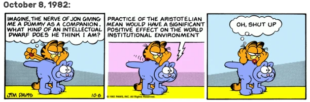 apparently this is the Garfield comic strip that came out when I was born... wtf?... 