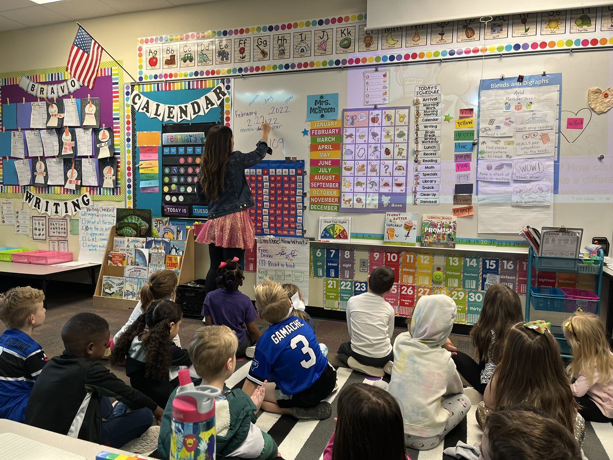 MrsZeigler's tweet image. The mathematicians @KayGrangerElem are learning all about #22222Day and how #FractionsAreFun ! Just look around and you’ll see math is all around us @NorthwestMATH ! 🥰🧮✖️➗➕➖