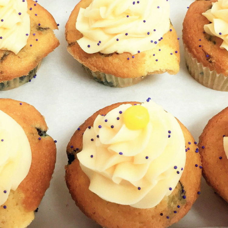 freshcupcakes's tweet photo. LEMON BLUEBERRY :: A taste of spring! Today enjoy a fresh, fluffy vanilla cake with blueberries baked in, topped with a twirl of sweet lemon cream cheese icing dotted with sprinkles &amp; crowned with a lemon head https://t.co/jWeQ6vo306 #LimonBlu #MakeLifeSweet https://t.co/G5E6OtpthE