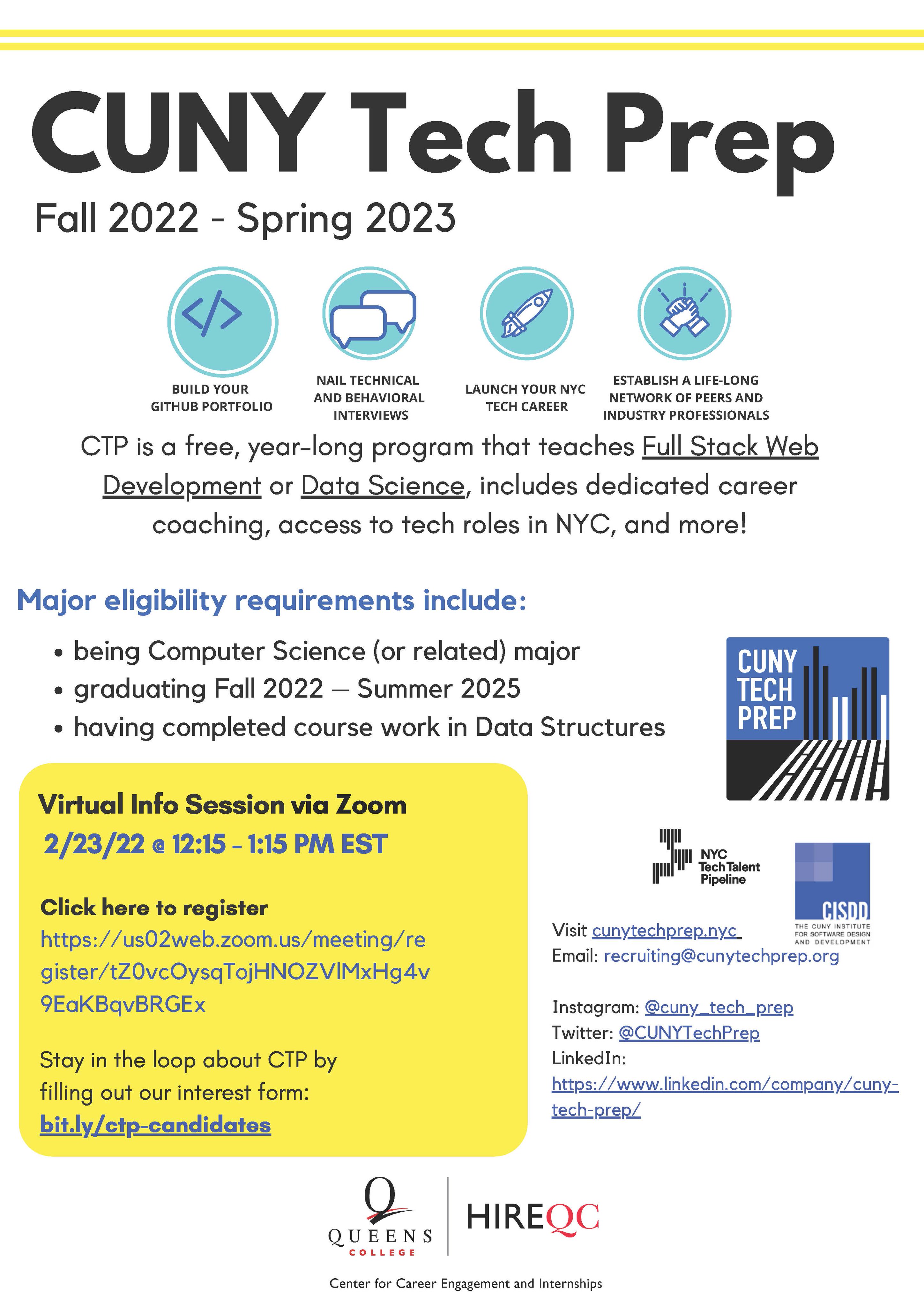 Cuny Schedule Fall 2022 Cuny Tech Prep (@Cunytechprep) / Twitter