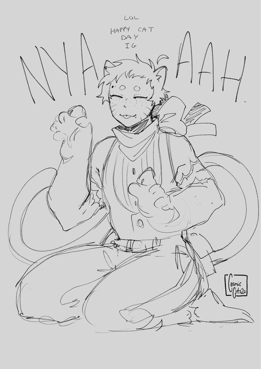 [OC]

A Mr Cat for Cat day 👏👏👏 
