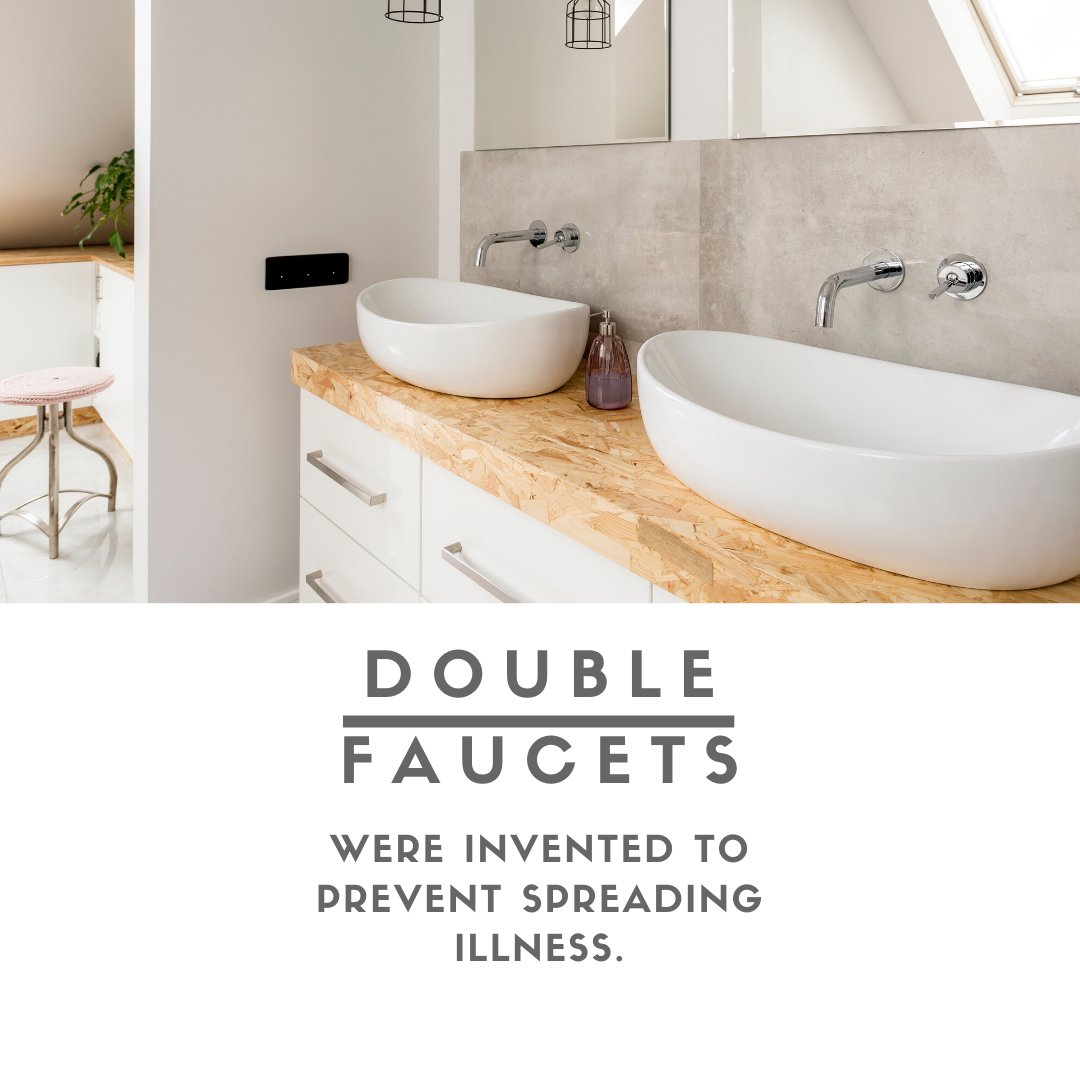 MichaelRGroup's tweet image. Not just for marital harmony... did you know that double faucets were invented to prevent spreading illness Does your bathroom have them

#realestate #housetalk #home #house #realestateideas #design #interiordesign