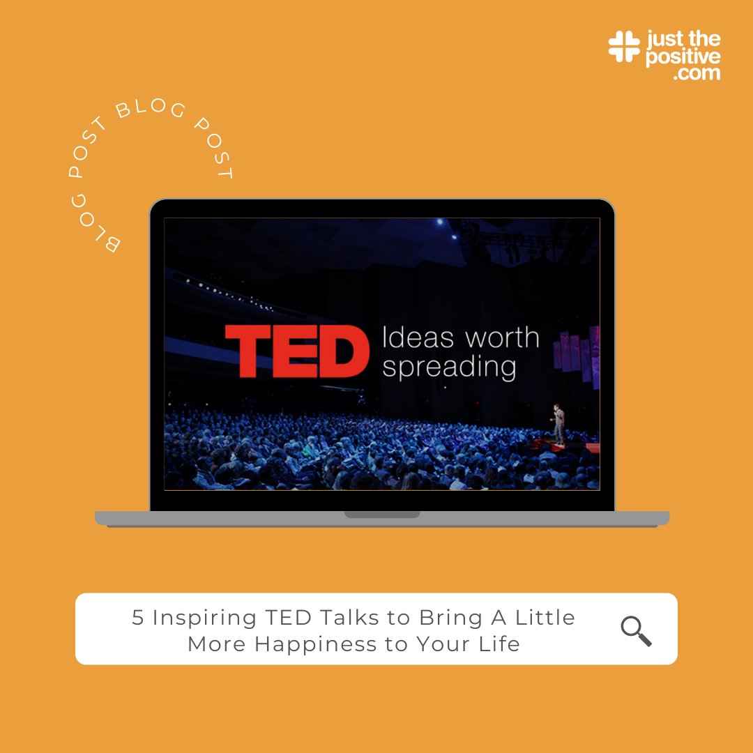 Have you ever seen a #TEDTalk and felt inspired after? It makes you want to take action and #change things for the better. Well here are 5 TED Talks to bring a little more #happiness to your life. 
justthepositive.com/blog/5-inspiri…