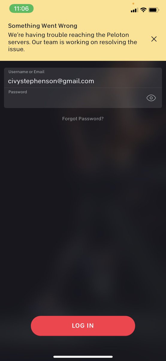 CIVY_Vintage's tweet image. Help @onepeloton 
Servers down? #peleton