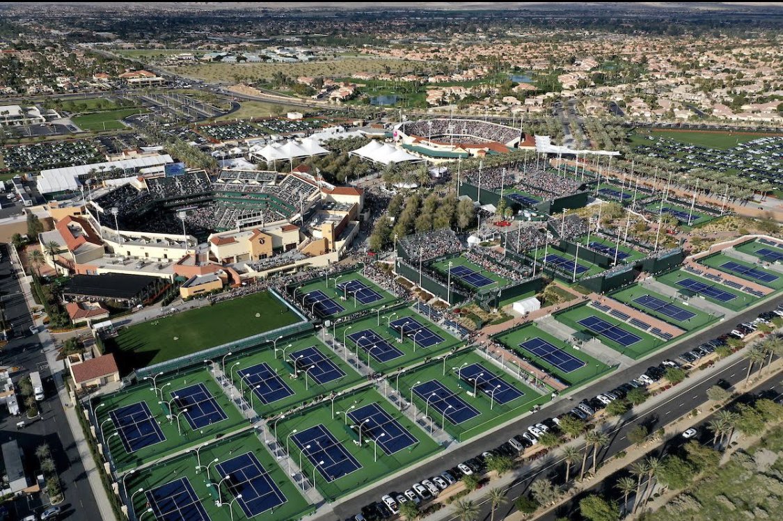 Not too long now…🏟🌴

#IndianWells