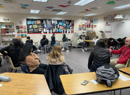 Red River High School ELD classes in Grand Forks spent time making connections to SEL and their mental and physical challenges by watching the 14 Peaks Documentary on Netflix and having a team-building collaboration with Grand Forks Public Schools Mental Health Coordinator.