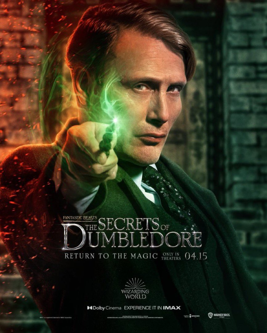 #AnimalesFantasticos:Los Secretos de Dumbledore! 😱

Les dejamos los nuevos promocionales de la próxima cinta de la saga spin off de #HarryPotter, que llega a cines este 15 de abril