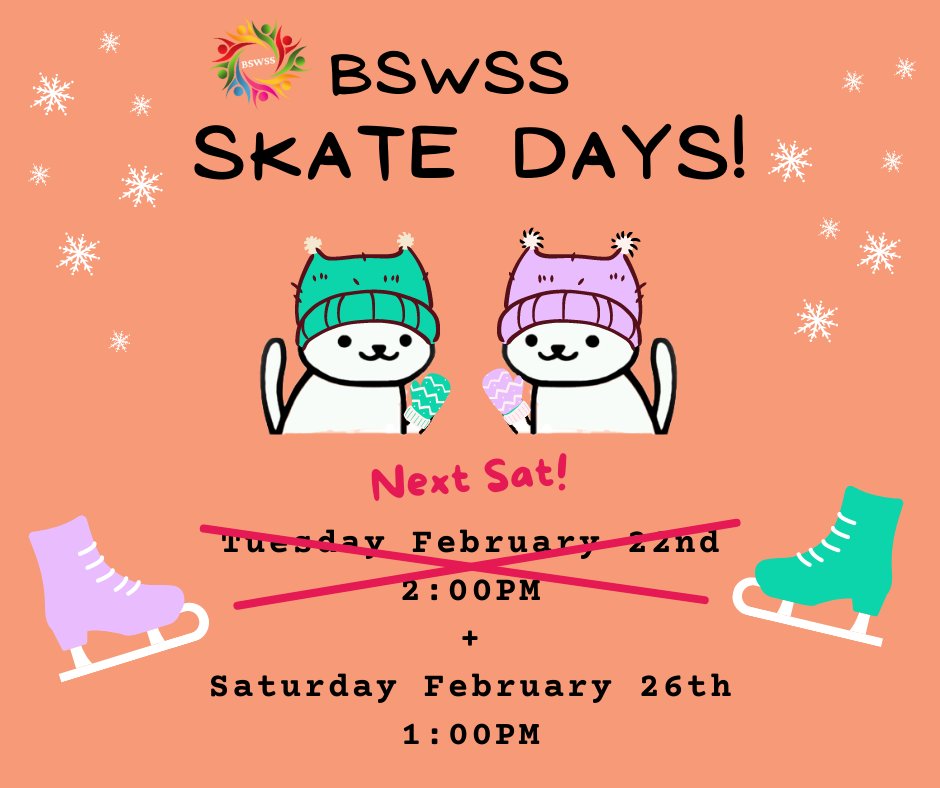 CU_BSWSS's tweet image. ❄️⛸️❄️Due to the canal being closed, our skate event will be canceled for today. Fingers crossed for Saturday! 🤞
