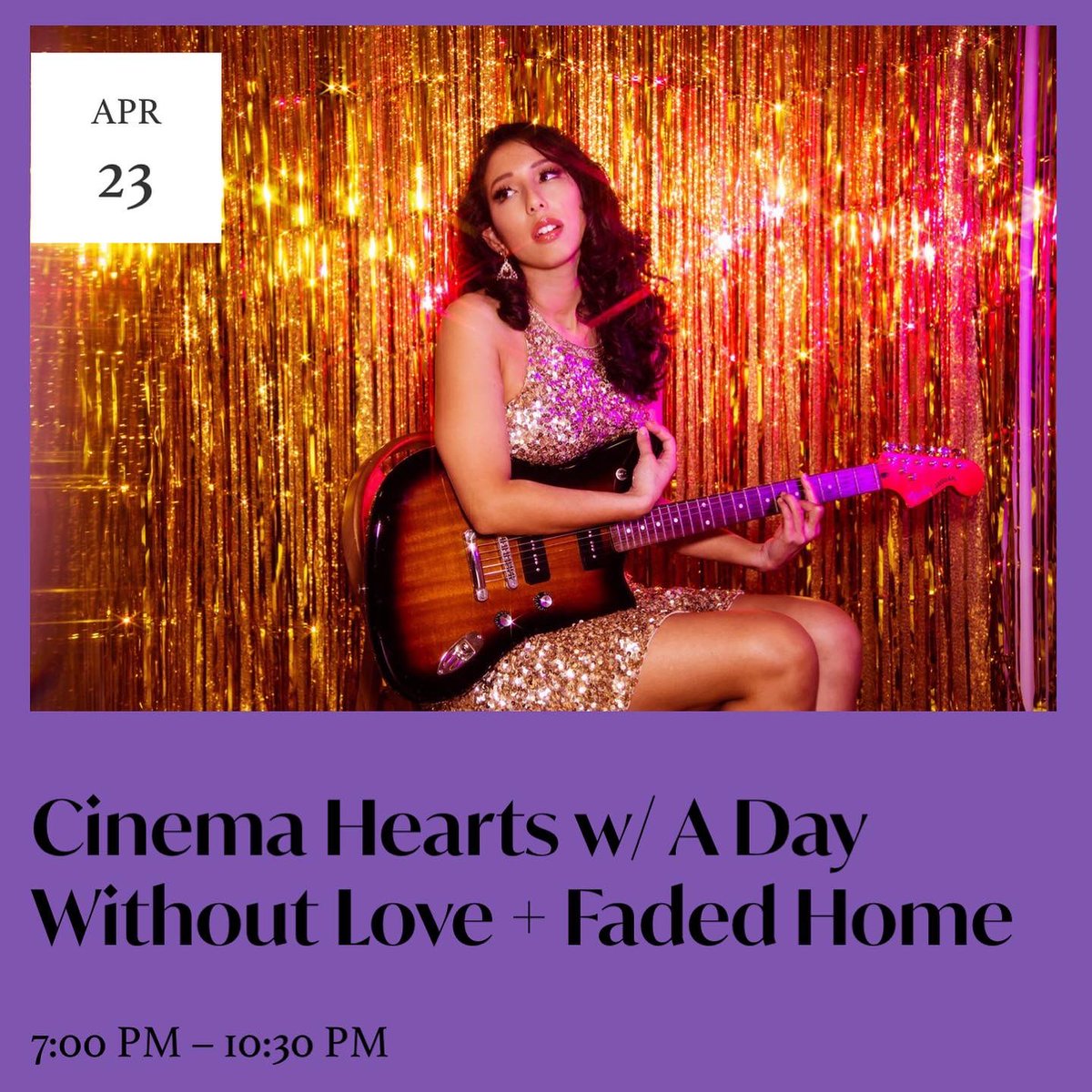 just announced! playing at <a href="/ThePocketDC/">The Pocket</a> with <a href="/adaywithoutlove/">Listen To A Stranger That You Met Before Today</a> and <a href="/faded_home/">faded home (theo)</a> on saturday, april 23