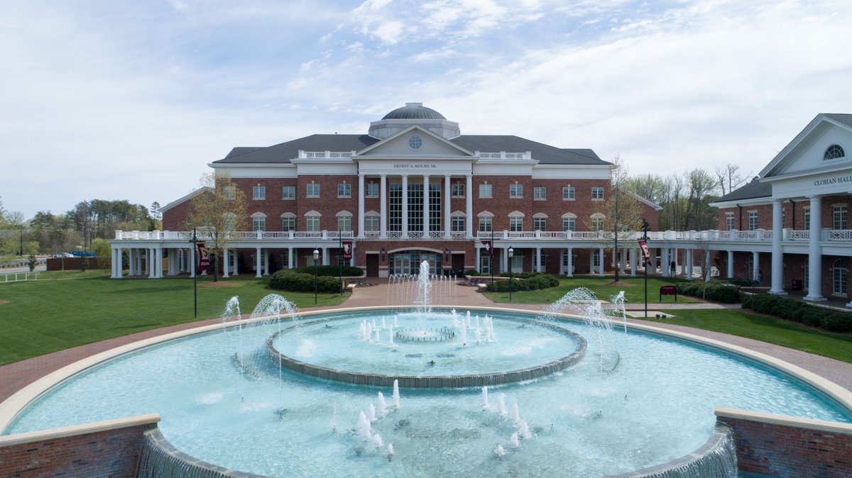 elonuniversity's tweet photo. Happy Twosday 2️⃣  you!

In honor of 2/22/22, we thought we would highlight some of our favorite Elon duos. We'll kick this off with Koury Business Center &amp; Koury Center. https://t.co/sC7XqUQcRw