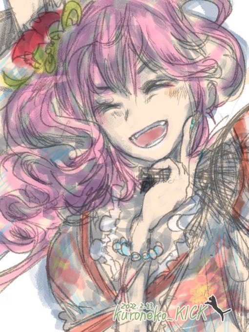 バストアップ構図のtwitterイラスト検索結果