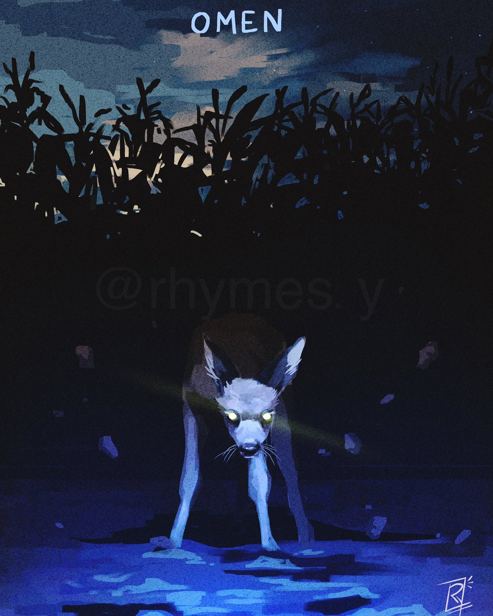 rhymes_art's tweet image. I love dark/horror art 😍🖤 #digitalart #deer #Dark #landscape