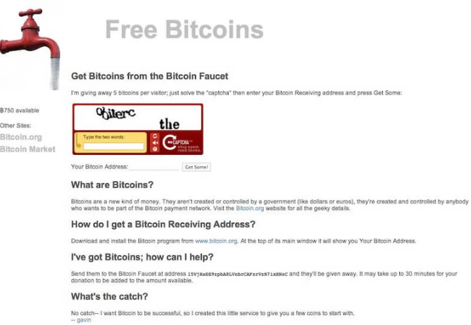 Davsete's tweet photo. E sim, o site tinha um aspeto básico mas prático, bastava resolver o captcha, adicionar o endereço da wallet e receber o valor. 

Simples não? https://t.co/fs7OQhayI8