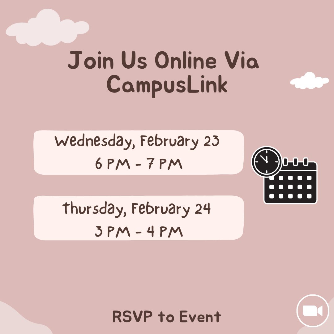 Attend the upcoming webinar to learn about How to Become a Poll Worker! 🤵
🗣The webinars will be facilitated via Zoom, and participants can RSVP and access the Zoom link via CampusLink
🕛Time:
Wednesday, February 23 (6 PM - 7 PM)
Thursday, February 24 (3 PM - 4 PM)