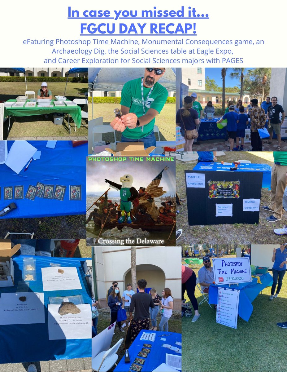 Check out the new Special Issue of "Musings from Merwin Hall," the Social Science Department's Newsletter!  It features recent faculty work, the 25 Years at FGCU Digital History Project, and highlights from FGCU Day! #FGCU #socialsciences #anthropology #sociology #history