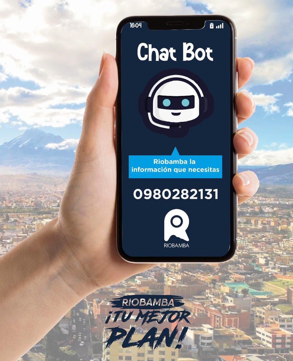La Dirección de #Turismo del <a href="/MuniRiobamba/">Municipio Riobamba</a> de #Riobamba implementa un #Chatbot para automatizar información de la oferta y servicios turísticos del cantón #Riobamba