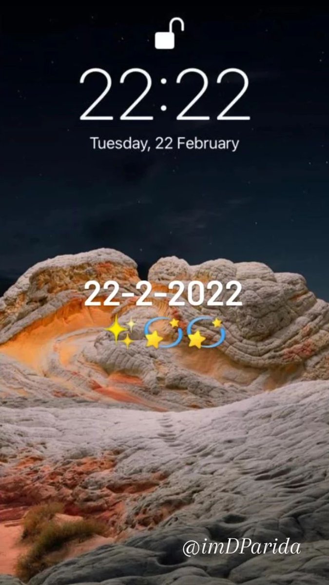 imDParida's tweet photo. #Screenshot #UniqueDate
22.22  22.2.2022 https://t.co/BB6zEHhOGk