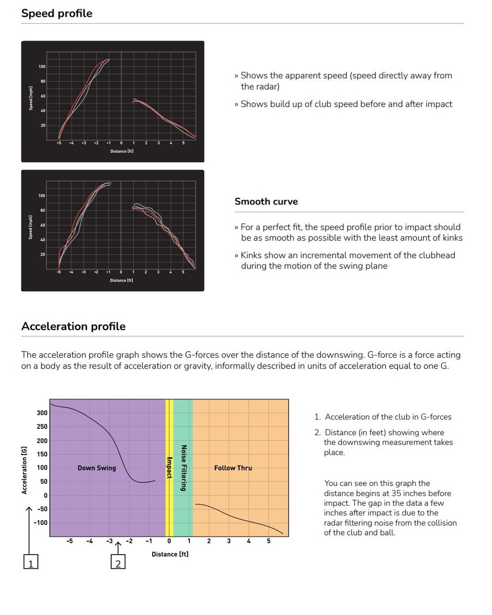 FlightScopeGolf's tweet image. Now available with our new FlightScope Mevo+ Pro Package: Speed and Acceleration Profiles 🙌

Find out what effect swing acceleration has on the shaft ⬇️

#PerformanceDataYouCanTrust