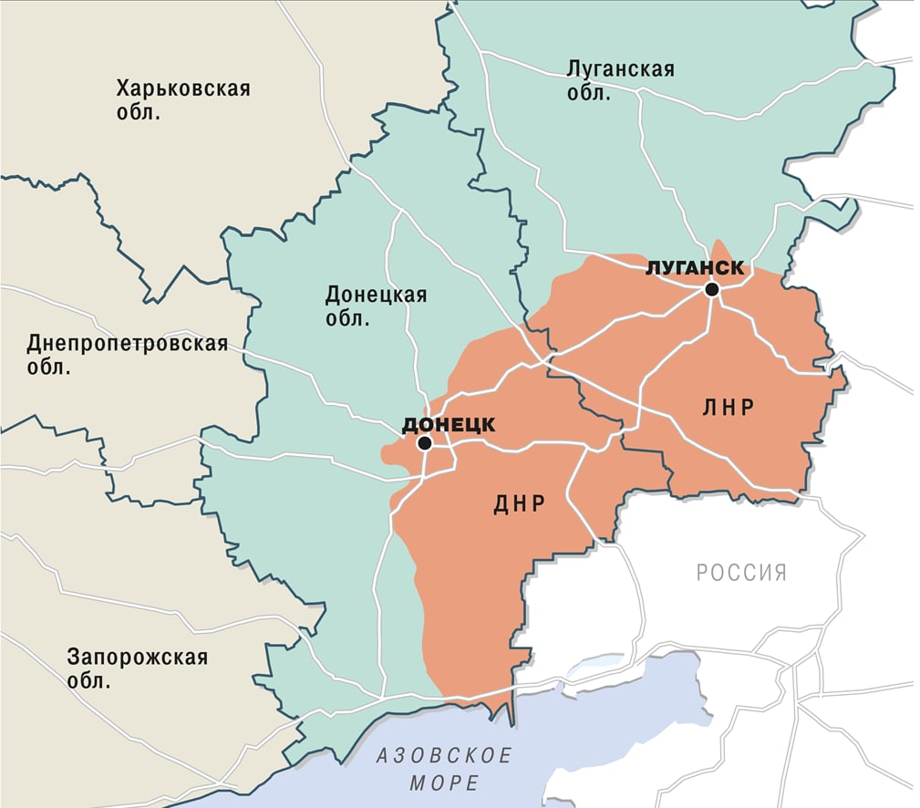 Донецк область на карте россии. Карта Украины и ДНР И ЛНР. Границы Донецкой и Луганской областей. Донецкая и Луганская Республики. Территория ДНР И ЛНР на карте.