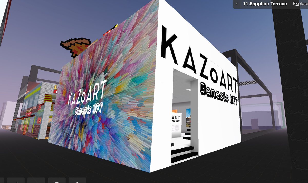 🚨H - 1  !! Today at 7:00 pm CET
Don't Miss the Live Opening of our <a href="/KAZoART_NFT/">KAZoART NFT</a> Gallery in the #Metaverse <a href="/cryptovoxels/">Cryptovoxels</a> 

#Genesis #NFTCollection #kazoart #NFTCommunity

Not registered yet ? Get your Free Invitation here 👉 eventbrite.fr/e/billets-kazo…