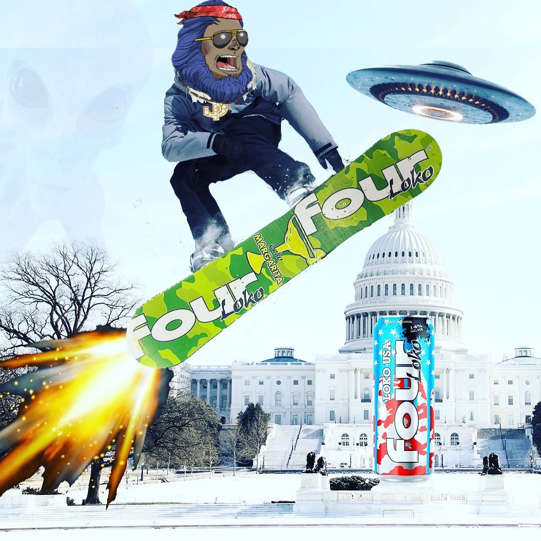 <a href="/fourloko/">Four Loko</a> <a href="/boredbigfoots/">Ms. Bigfoot Baddies</a> fueled by Four Loko are here to save the world!